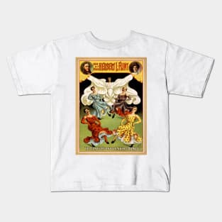 Vintage Advertising Poster USA Mr. and Mrs. Herbert L. Flint Kids T-Shirt